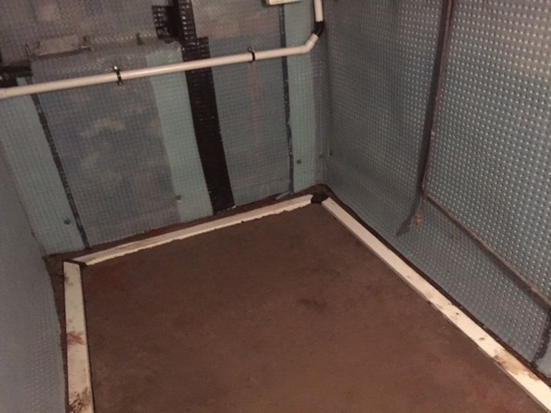 Leeds Wet Basement to dry storage area Pure Basement Systems