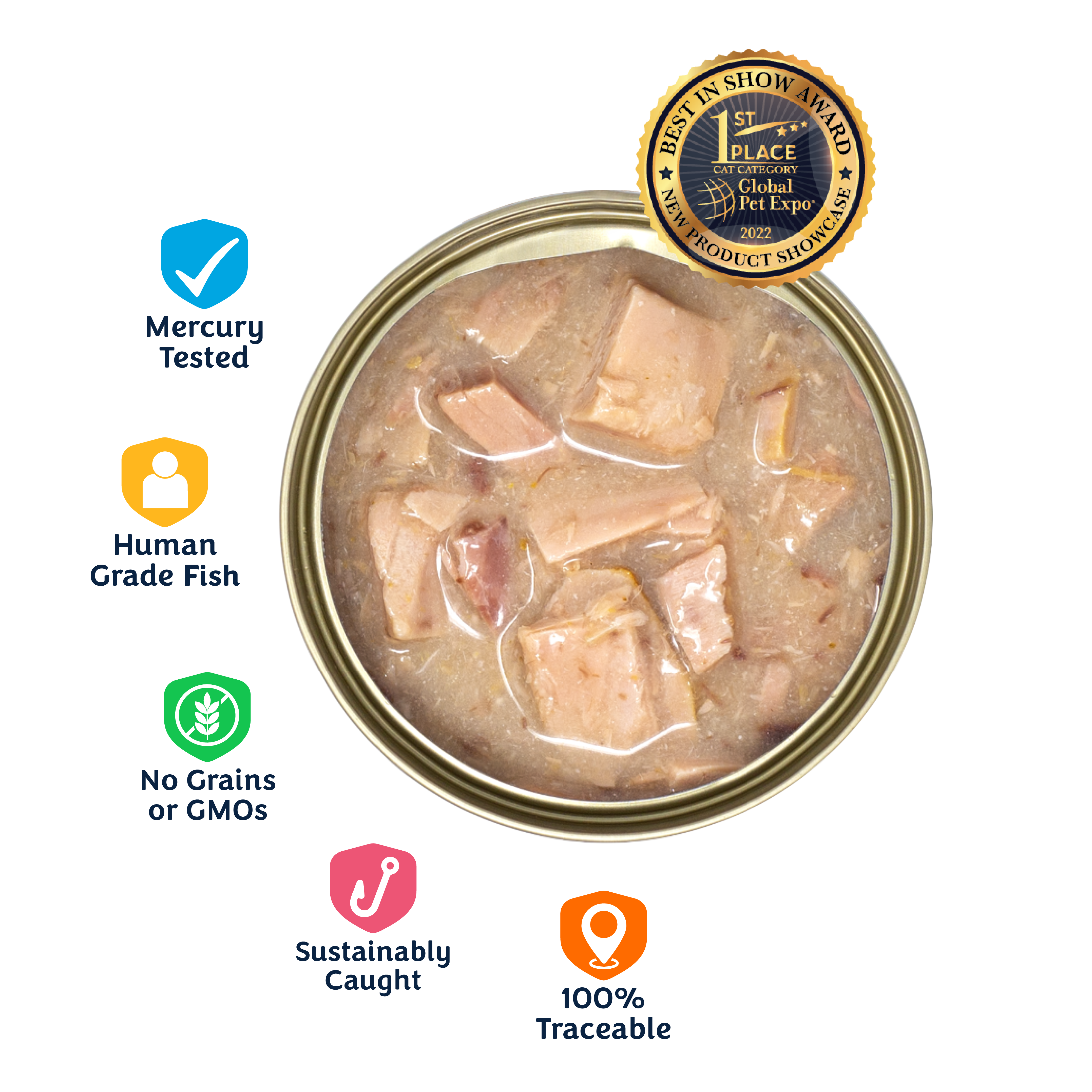 100 Mercury Tested Fish Cat Food Pure Cravings