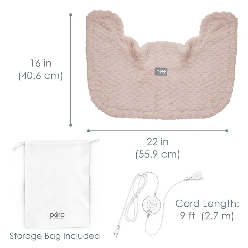 PureRadiance™ Neck & Shoulder Luxury Heating Pad Pure Enrichment®