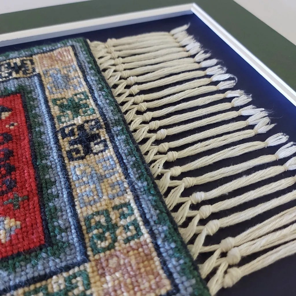 Framing a Kilim Rug Textile Framing Pure Framing