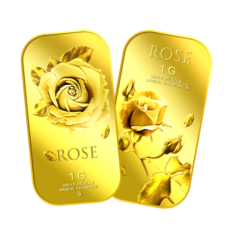 10g Small Rose Gold Bar Buy Gold Silver in Singapore Buy Silver