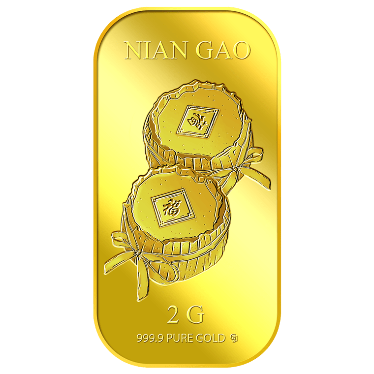 2g Nian Gao Gold Bar Buy Gold Silver in Singapore Buy Silver