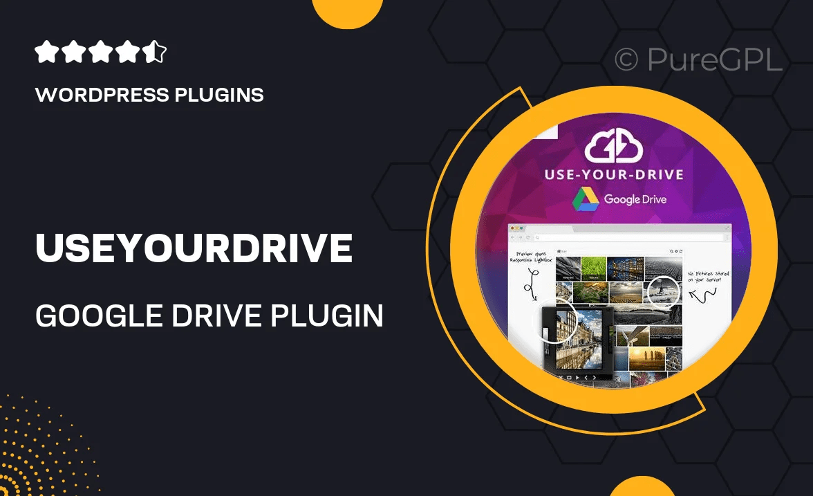 UseyourDrive Google Drive Plugin for WordPress