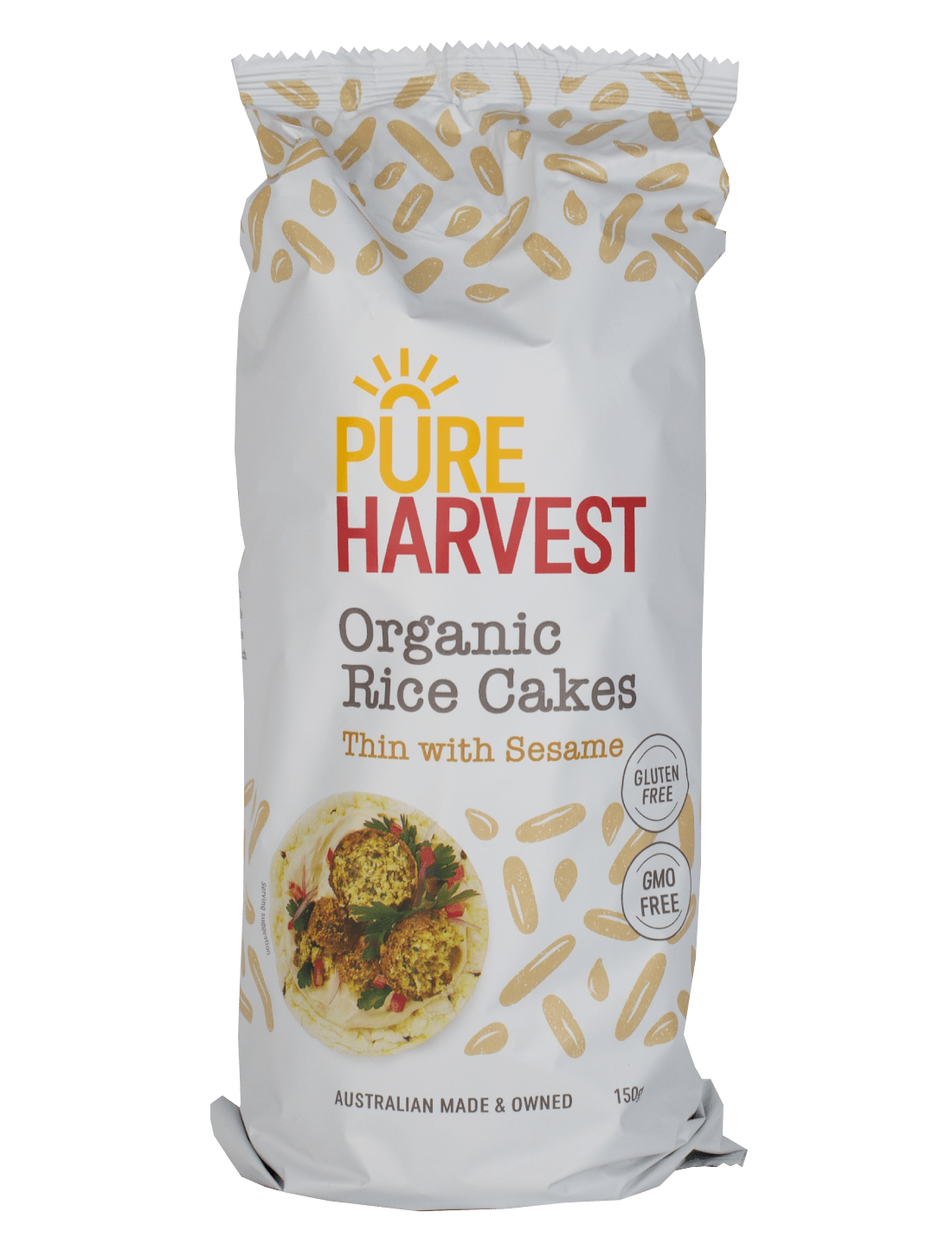 Thin With Sesame Organic Rice Cakes PureHarvest