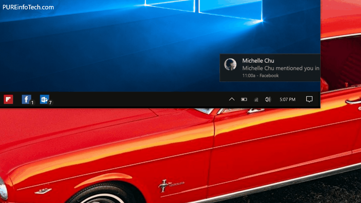 Windows 10 Universal apps getting taskbar notification badges