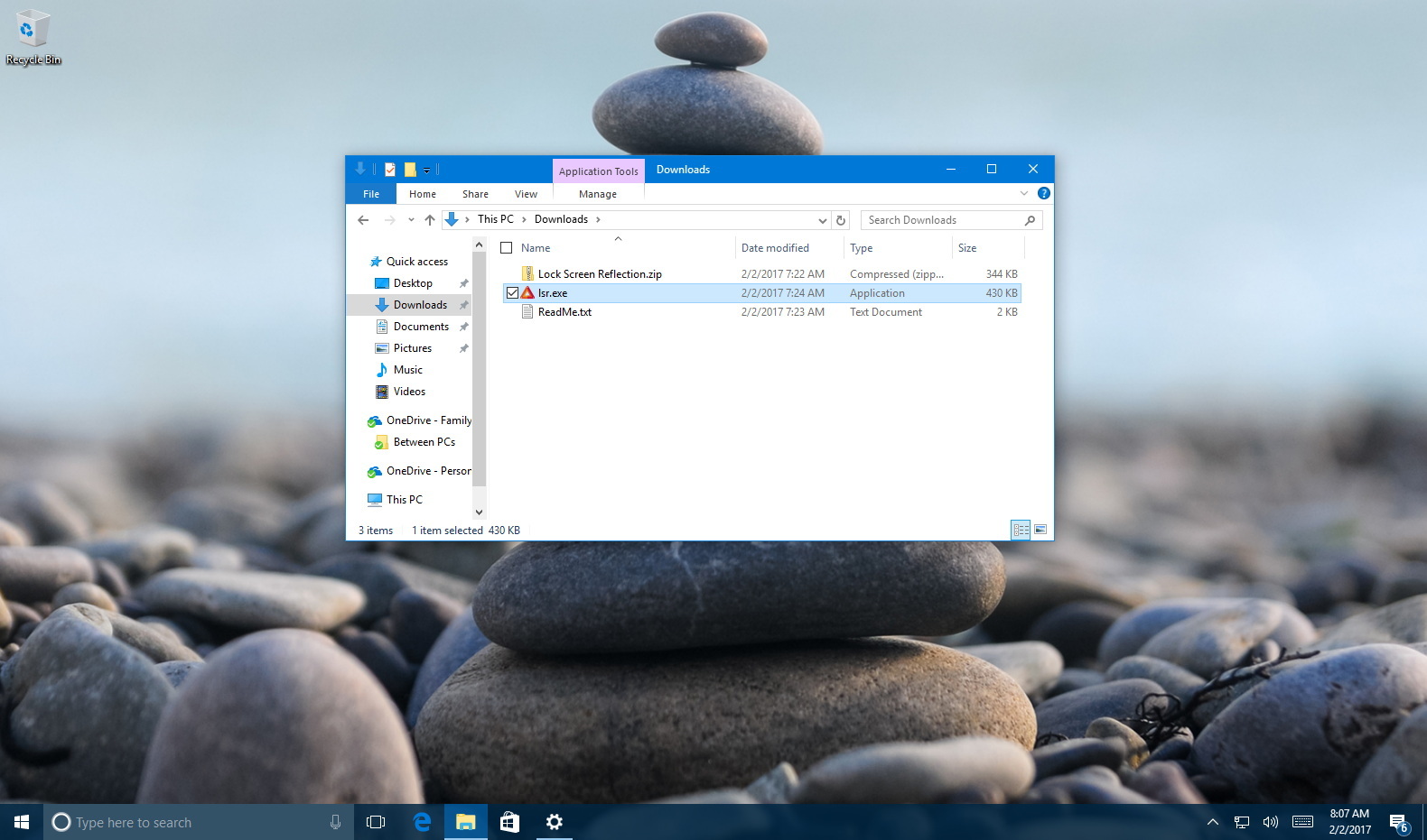 How to quickly set a Windows Spotlight image as your desktop wallpaper