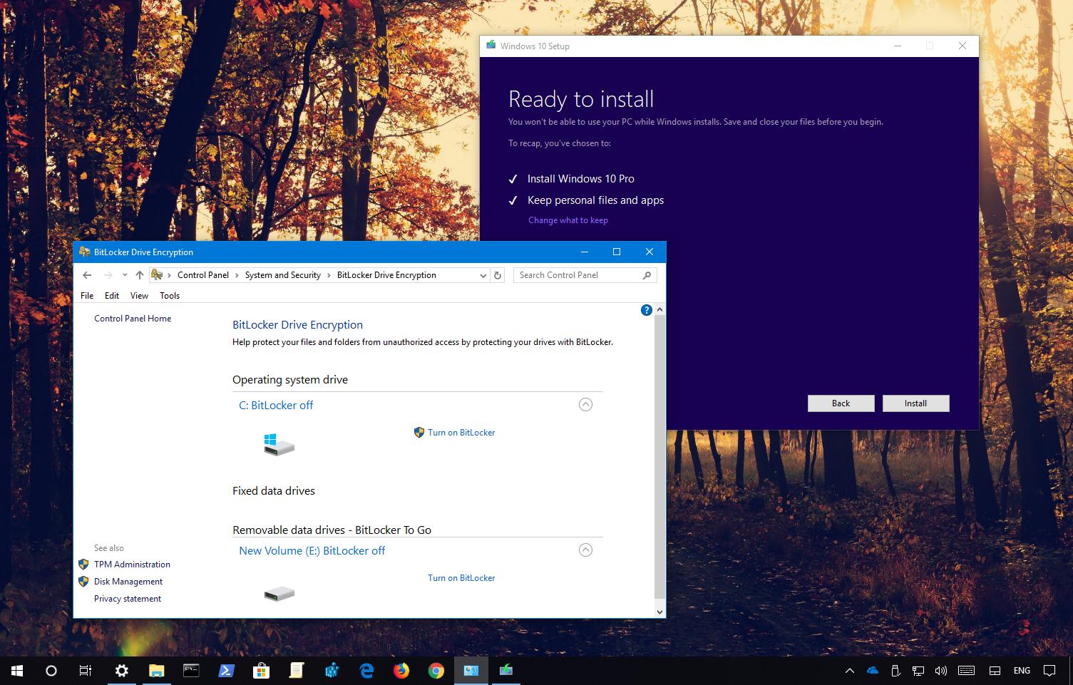 How to upgrade Windows 10 when BitLocker is enabled Pureinfotech