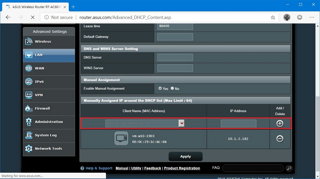 How to set router to assign static IP address automatically to Windows 10 • Pureinfotech