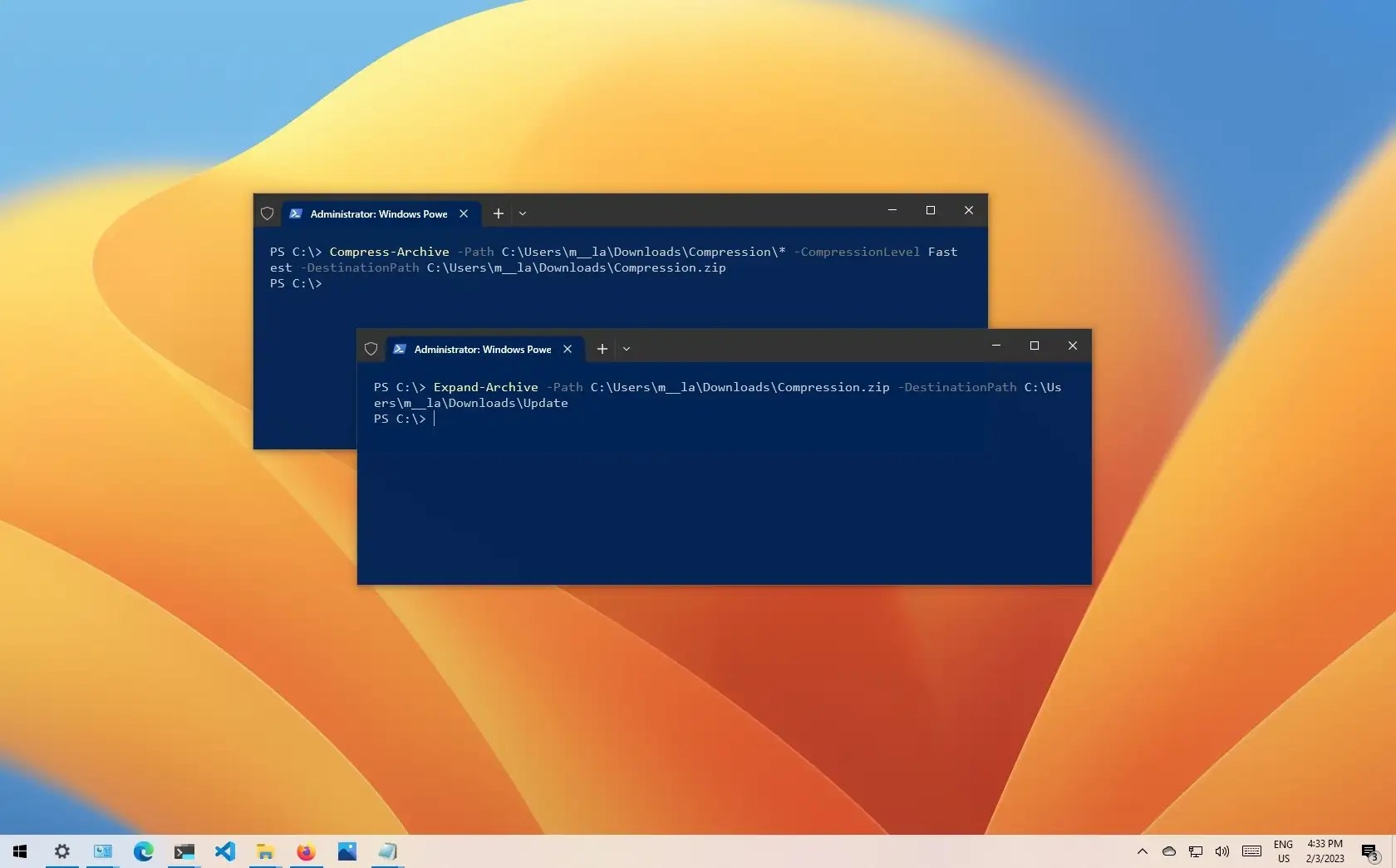 How to zip and unzip files using PowerShell on Windows 10 Pureinfotech