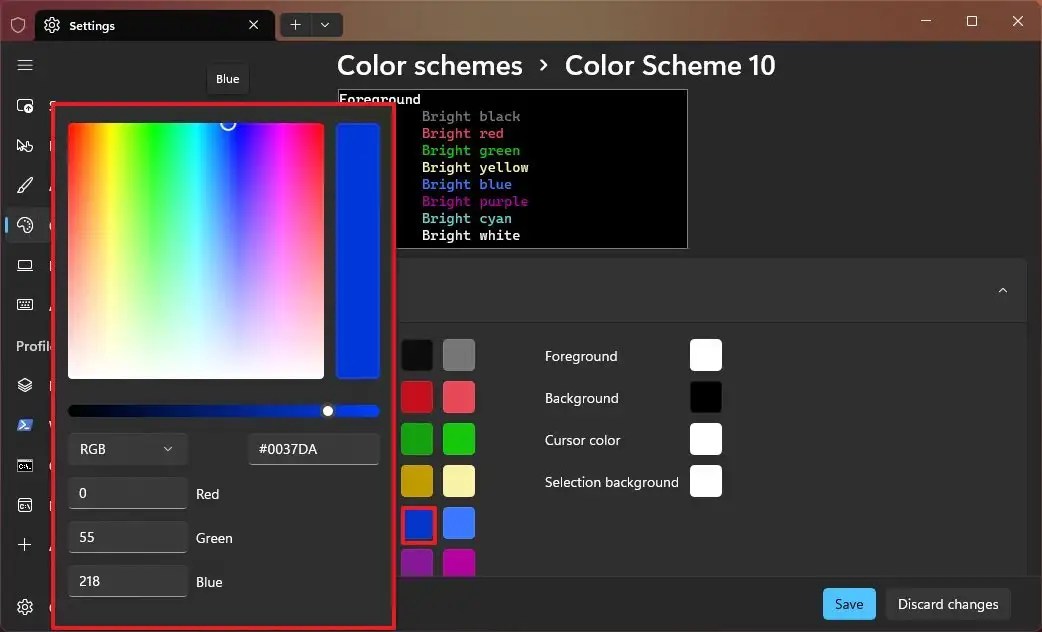 How to change color scheme on Windows Terminal Pureinfotech