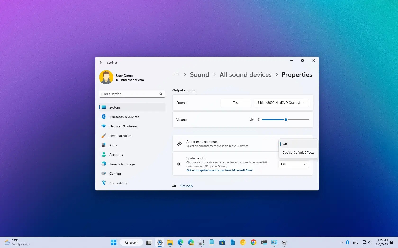 How to enable Audio Enhancements on Windows 11 Pureinfotech