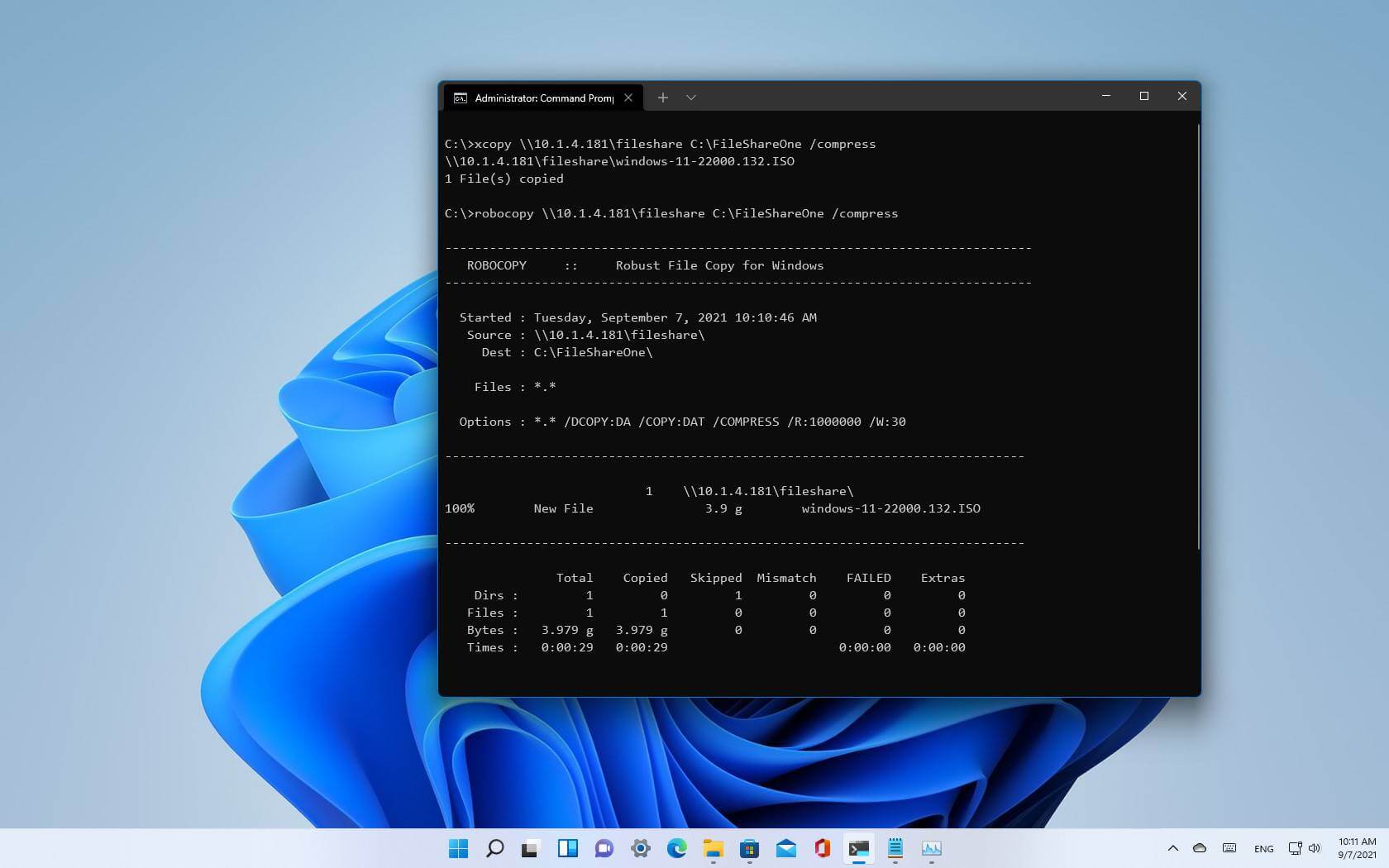 How to configure SMB compression for faster network file transfers on