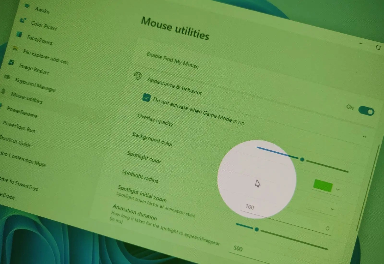 How to quickly find mouse pointer location on Windows 11