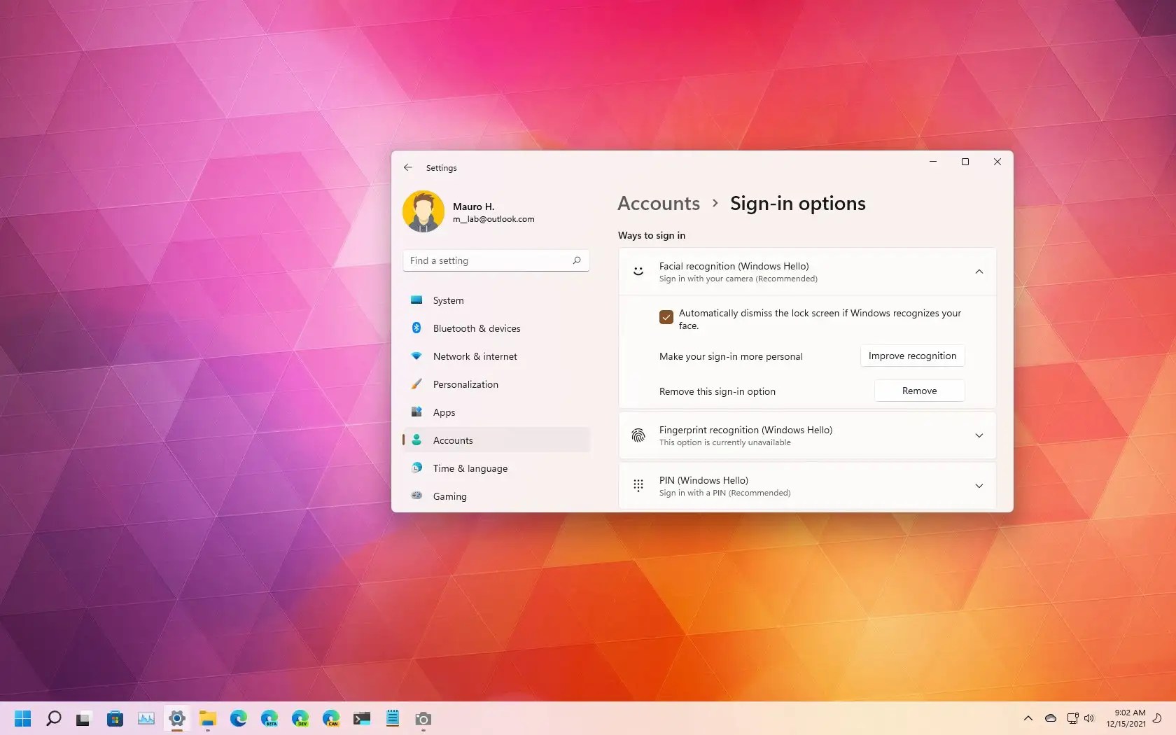 How to set up Windows Hello facial recognition on Windows 11 Pureinf