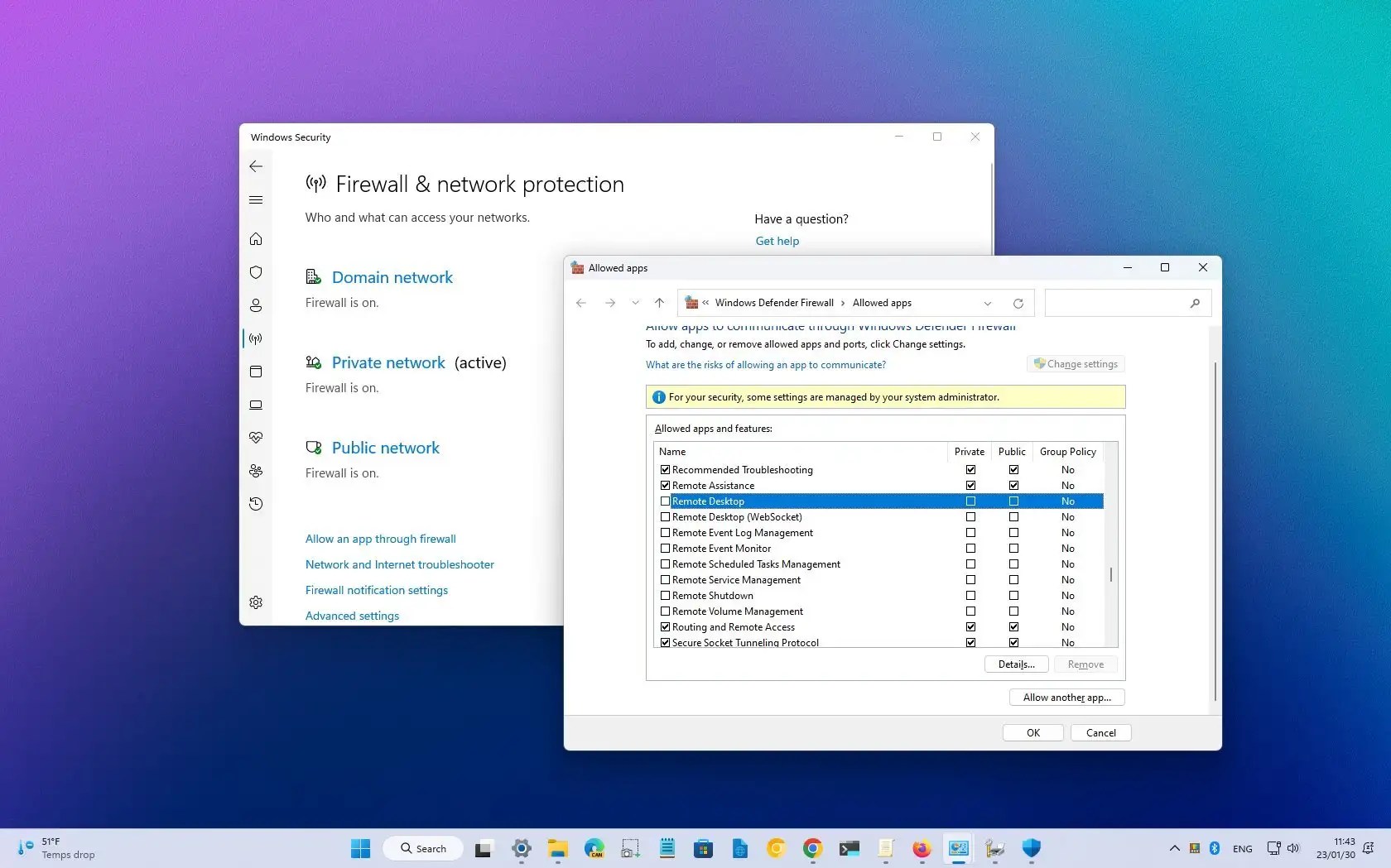 How to allow apps through firewall on Windows 11 Pureinfotech