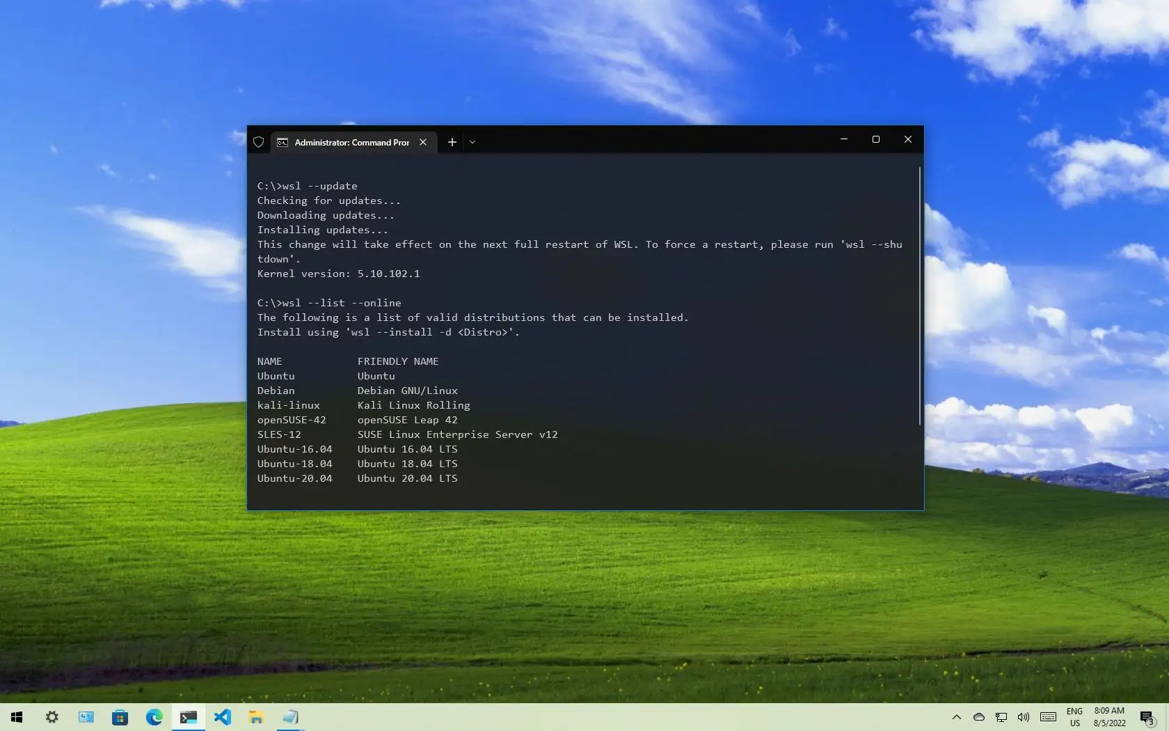How to install WSL2 (Windows Subsystem for Linux 2) on Windows 10