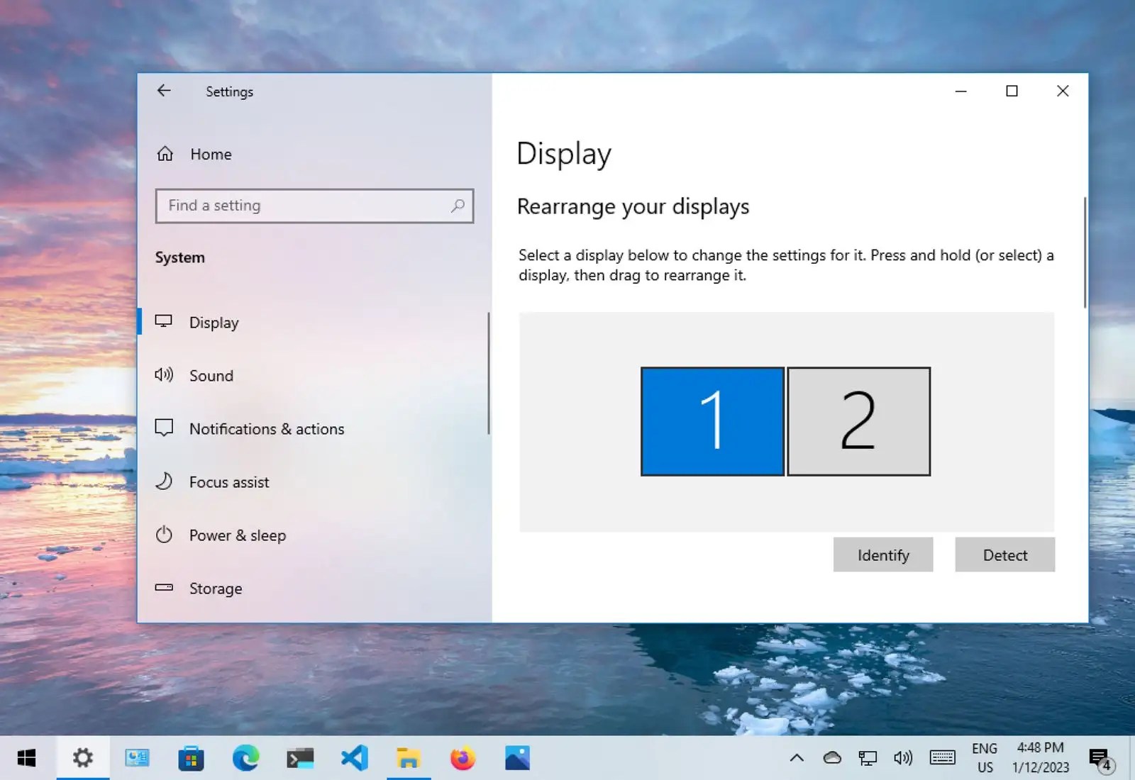 How to disconnect monitor without unplugging cable on Windows 10