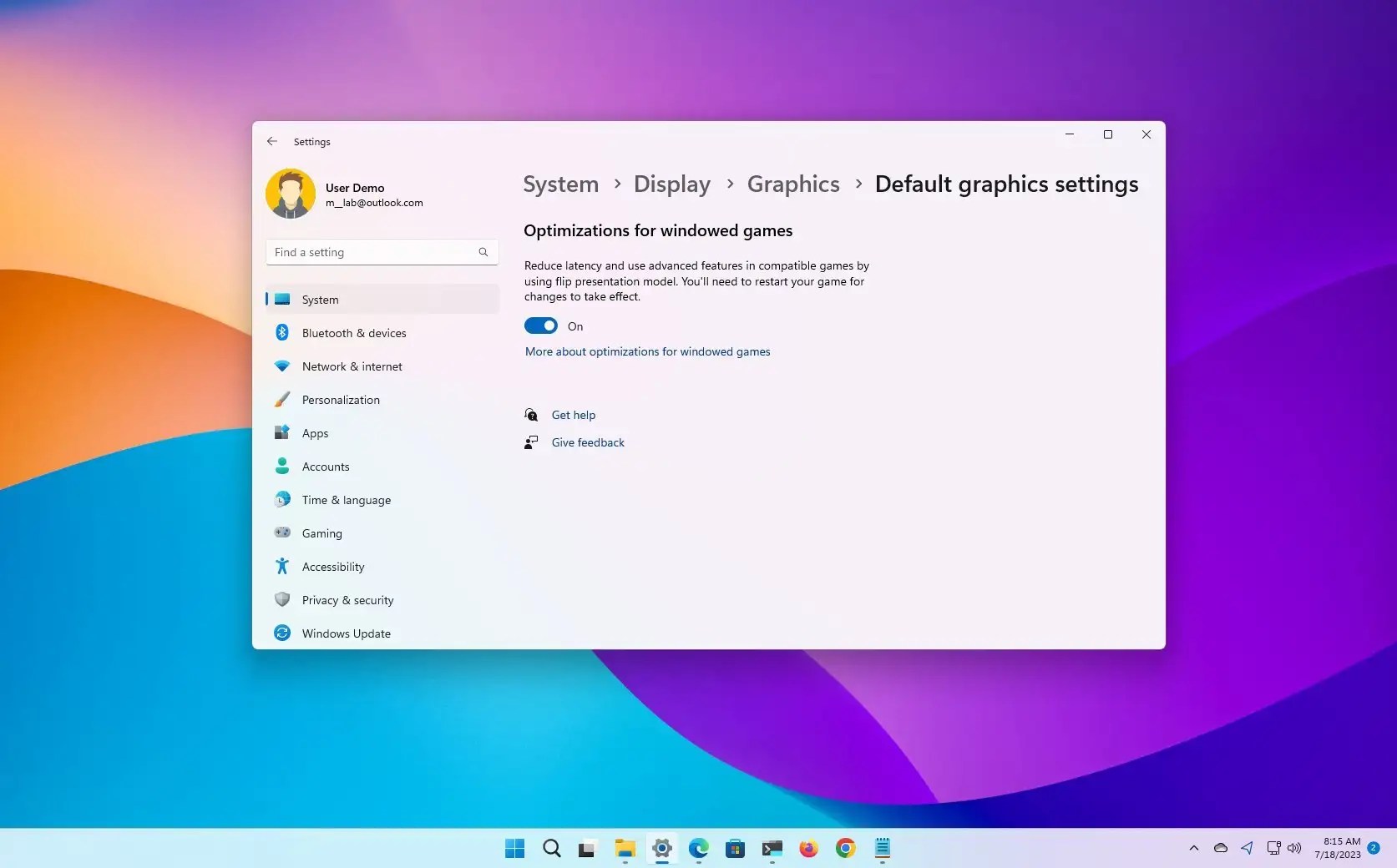 How to enable optimizations for windowed games on Windows 11 Pureinfotech