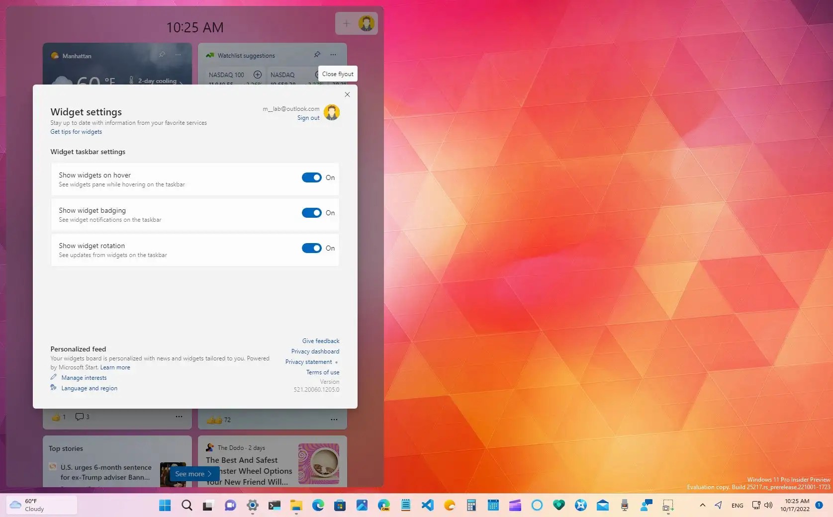 How to enable Widgets settings on Windows 11 Pureinfotech