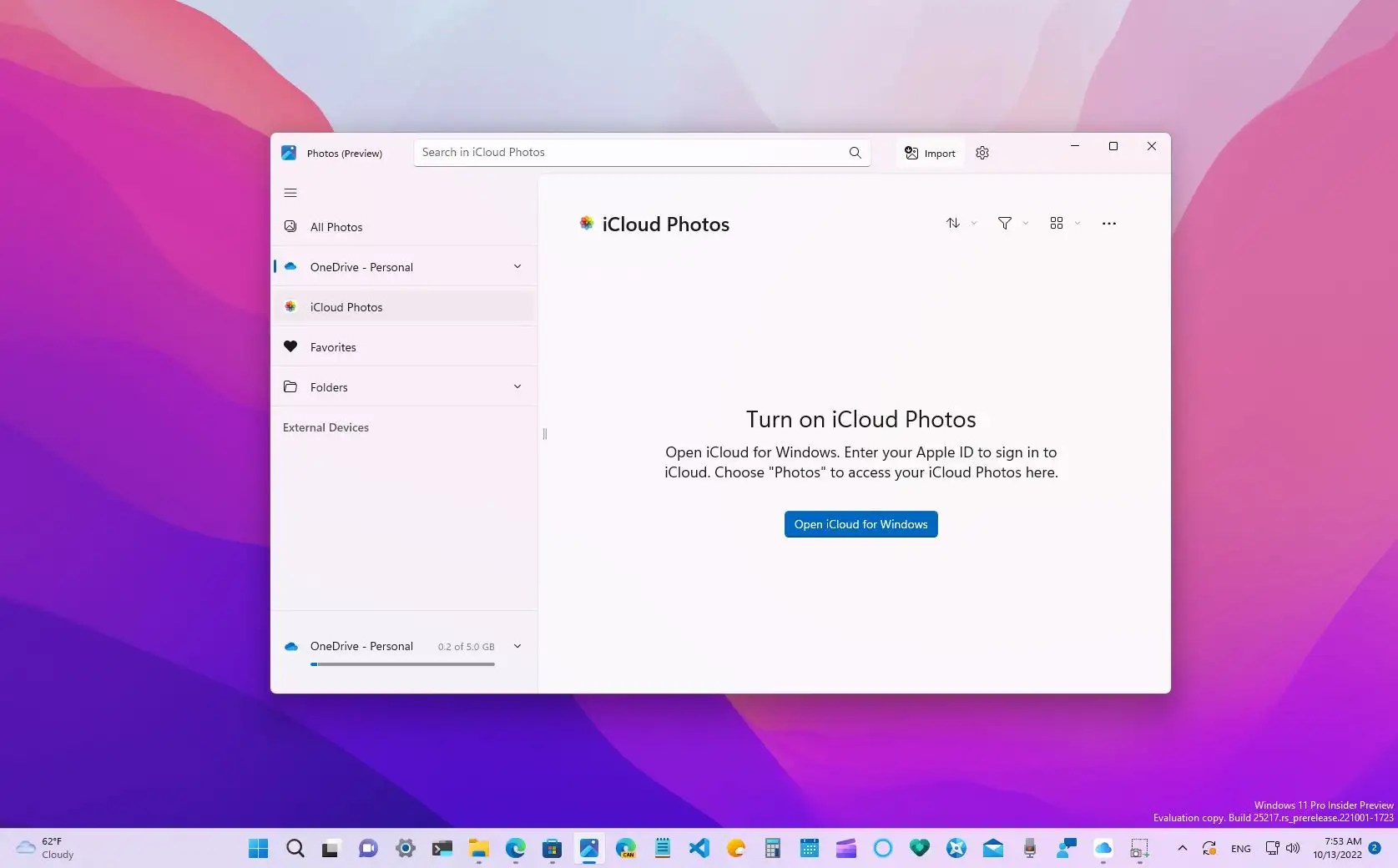 Photos app gets Apple's iCloud picture gallery integration on Windows