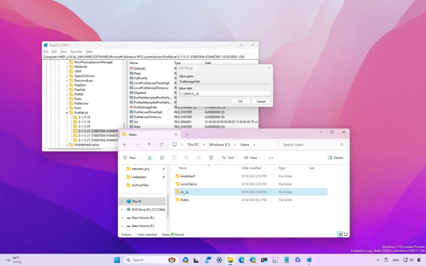 How to change user folder name on Windows 11 Pureinfotech