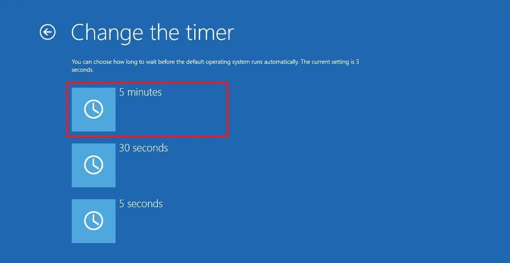 How to change boot menu timeout on Windows 11, 10 Pureinfotech