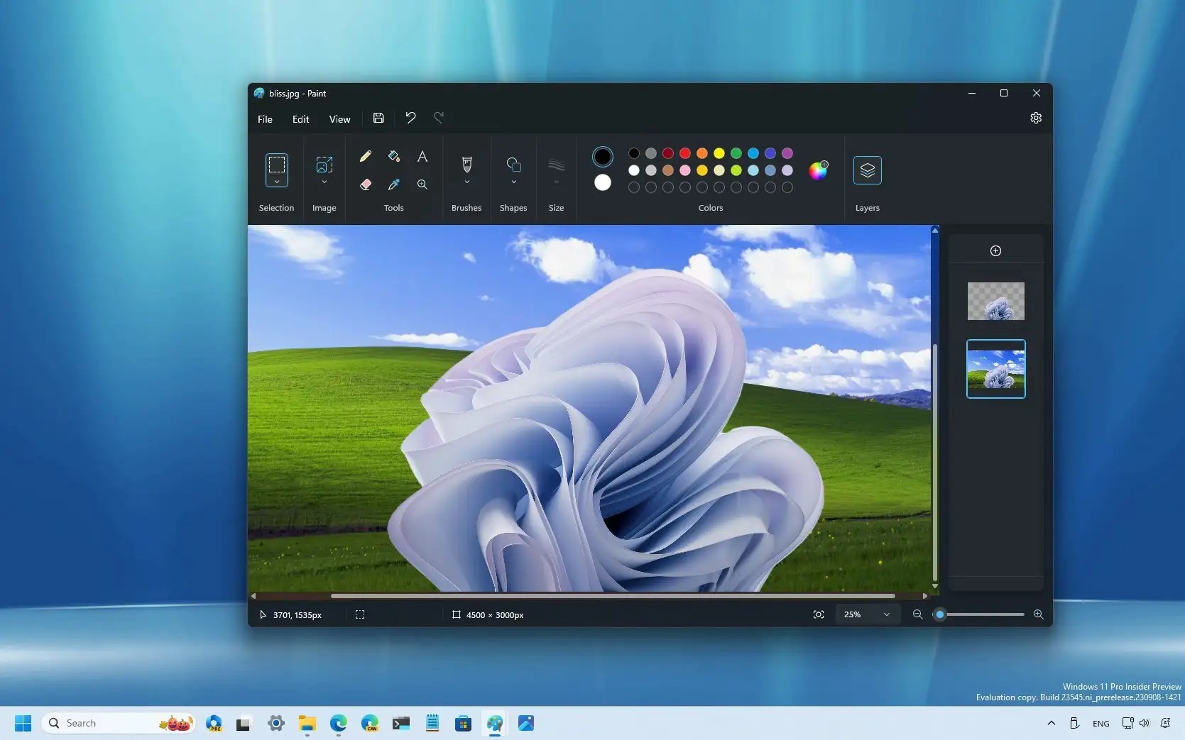 How to use image layers on Paint for Windows 11 Pureinfotech