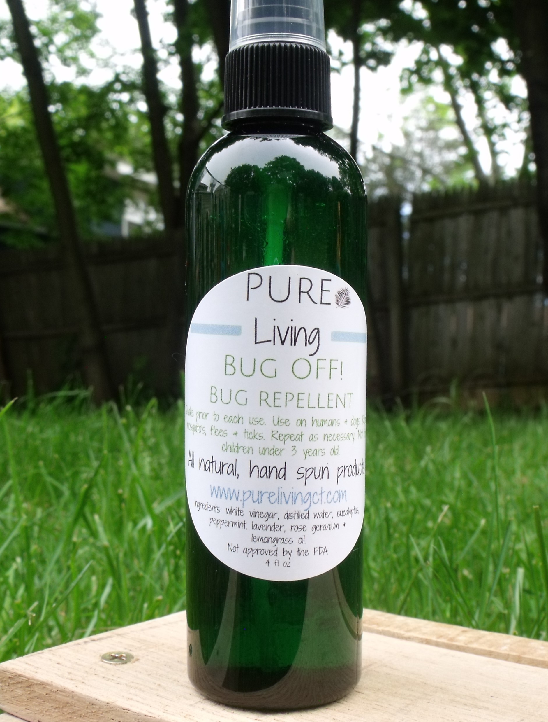 Bug Off Flea & Tick Repellent, for humans and dogs! Pure Living