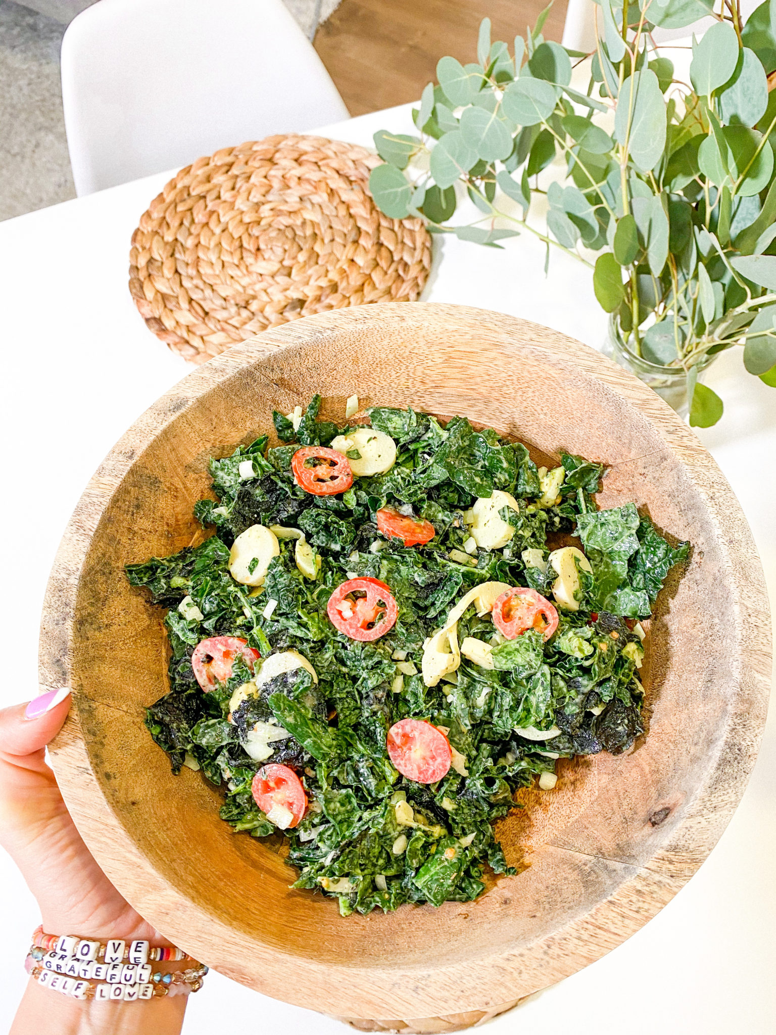 Copycat Erewhon Kale & White Bean Salad PurelyPope