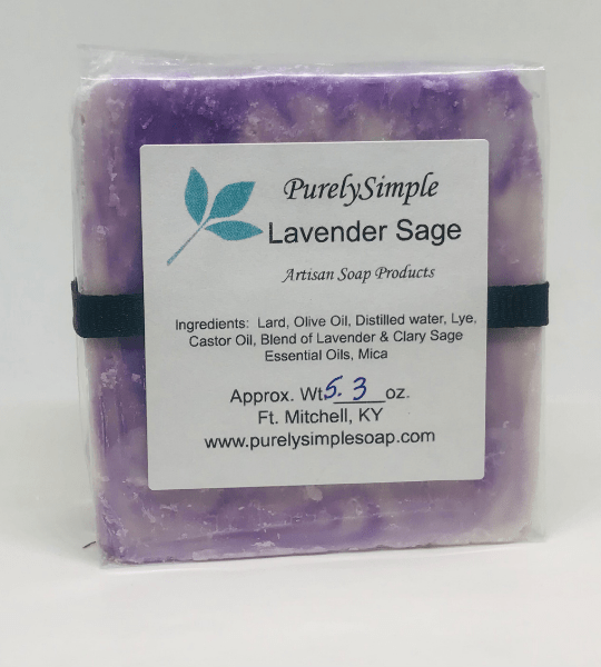 Lavender Sage Soap Handcrafted Soap in Greater Cincinnati