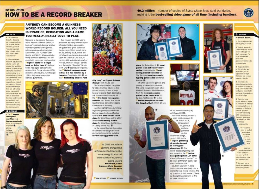 SNEAK PEEK at Guinness Book of World Records Gamer's Edition 2009