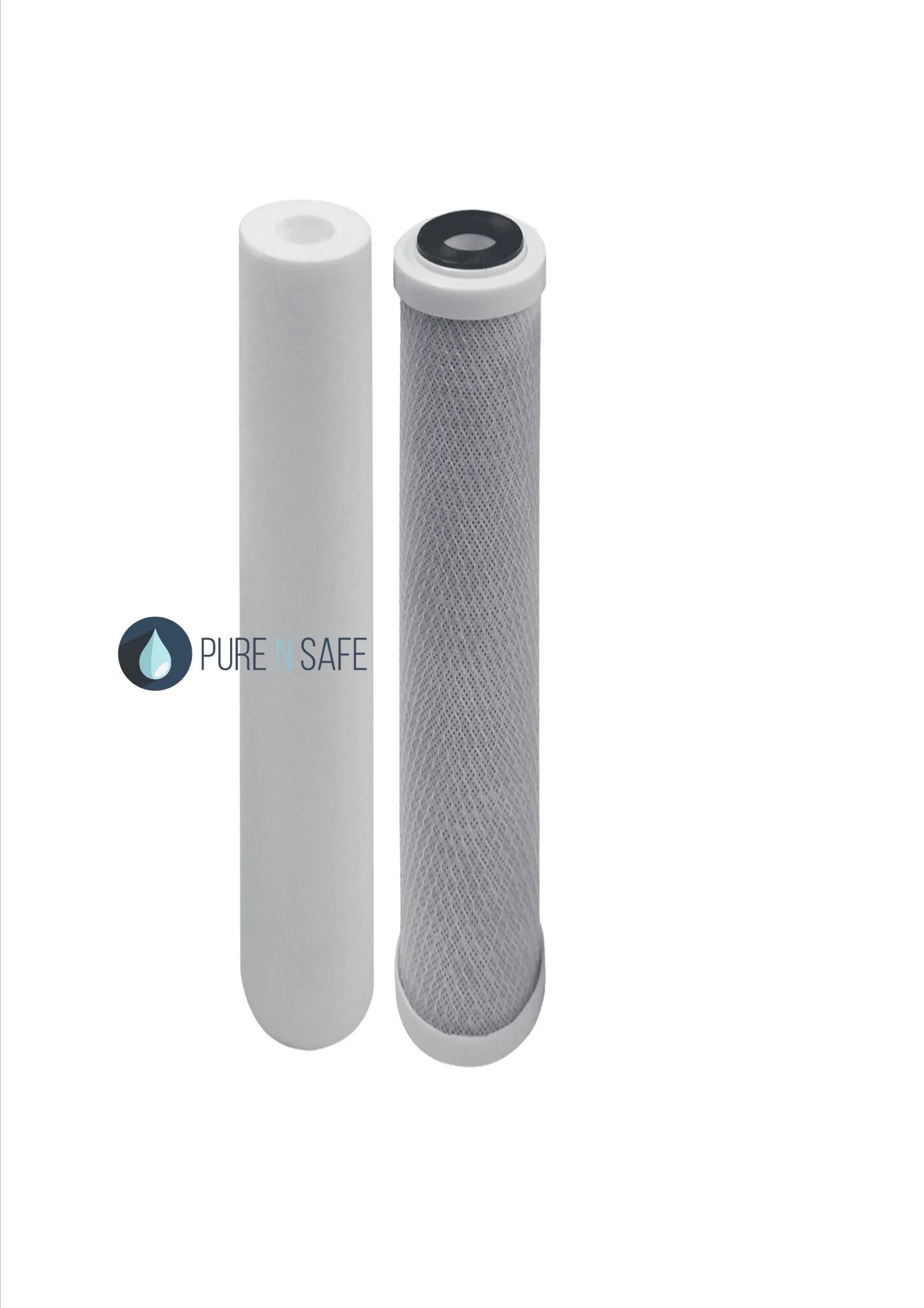 20" X 4.5" DOUBLE FILTER CARTRIDGE SET (SEDIMENT & CTO CARBON BLOCK)