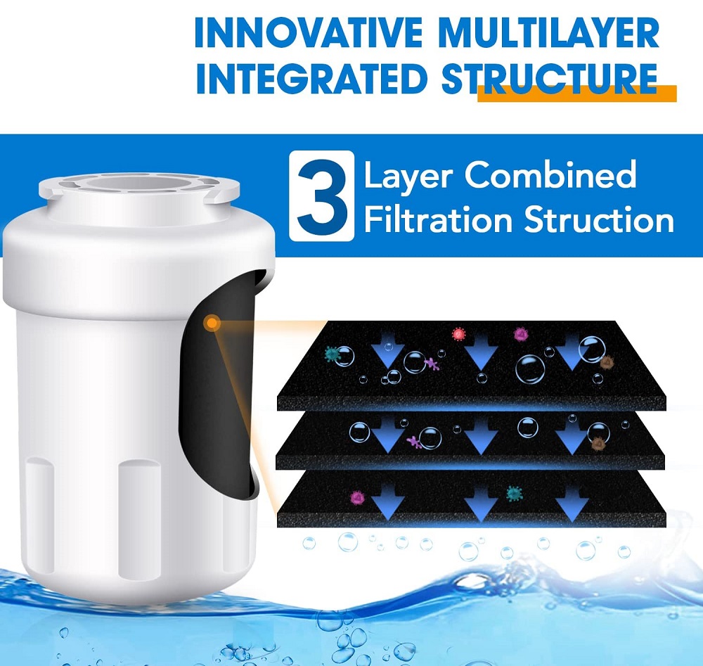 PUREPLUS GE MWF Smart Water Filter for GE Refrigerator PurePlus Filter