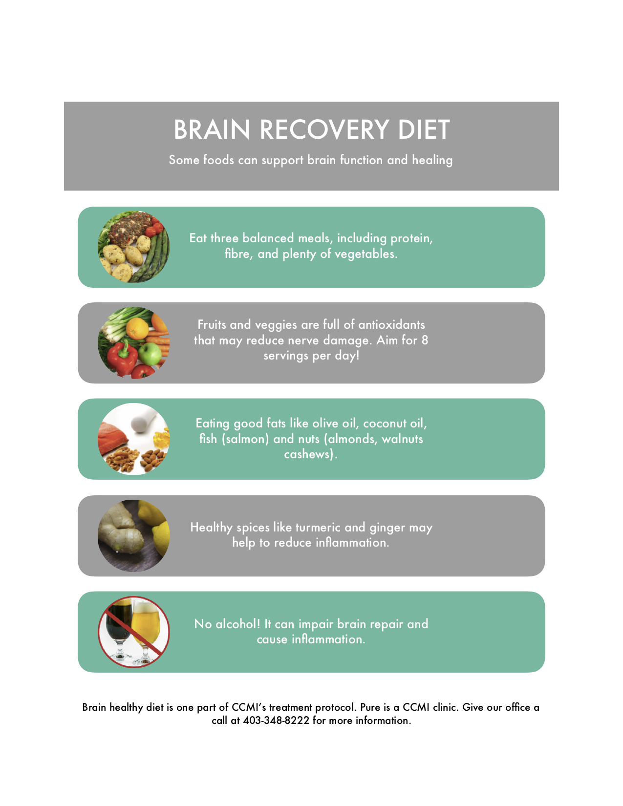 Brain Recovery Diet Pure Elevate Your Health