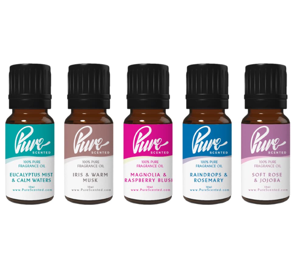 Calming Fragrance Oil Pack 5 X 10ml Pure Scented