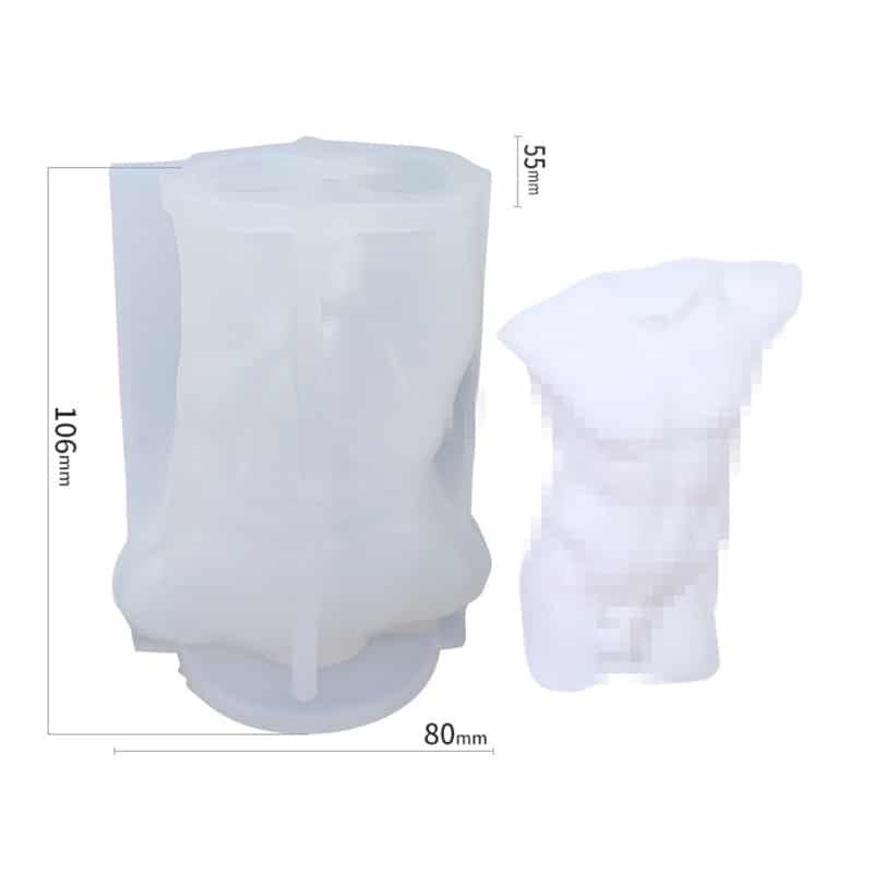 Male Body Silicone Candle Mould