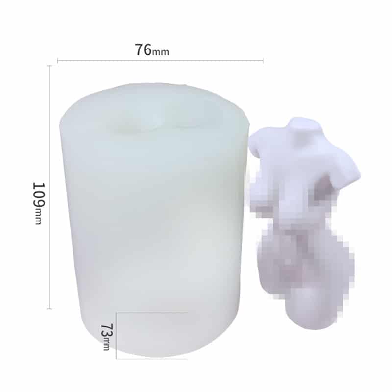 Female Body Silicone Candle Mould Style 3