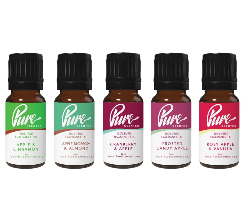 Apple Fragrance Oil Pack 5 X 10ml Pure Scented