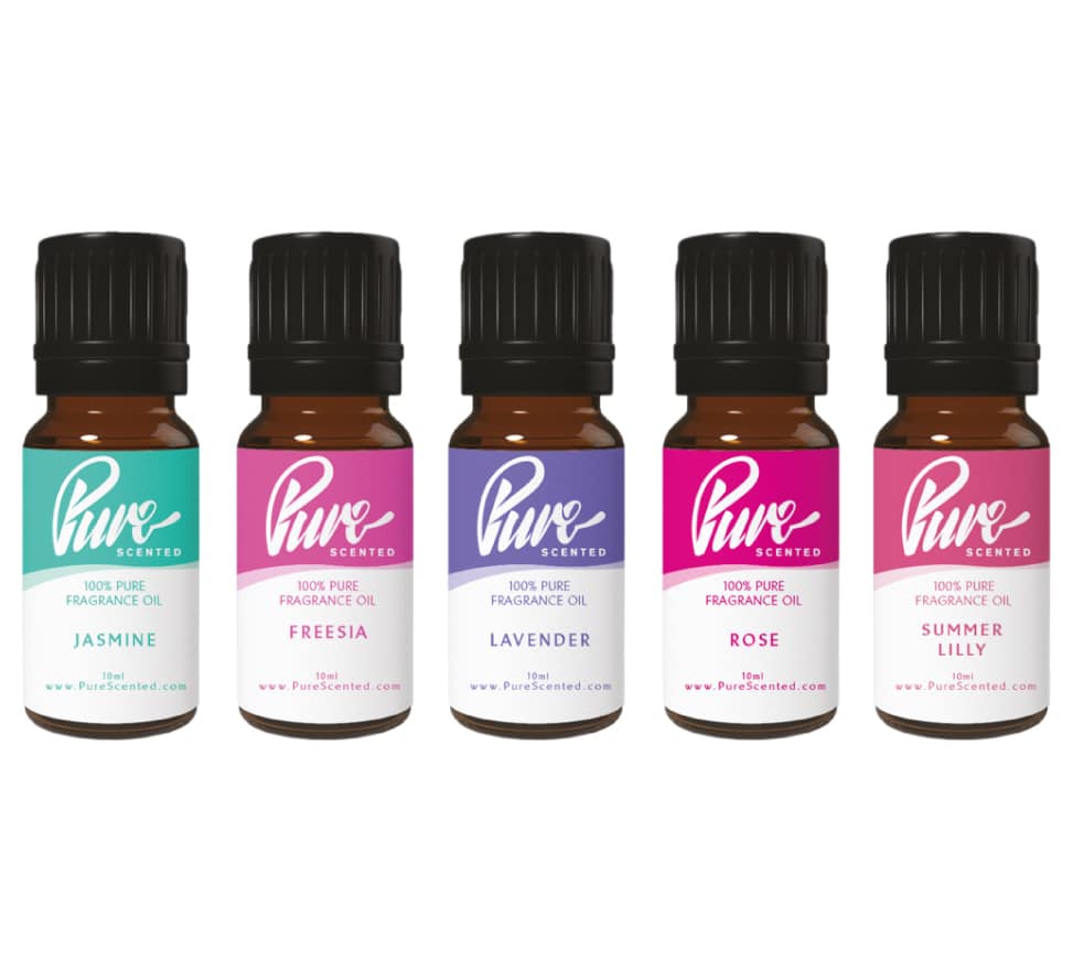Floral Pack Fragrance Oil Pack 5 X 10ml Pure Scented