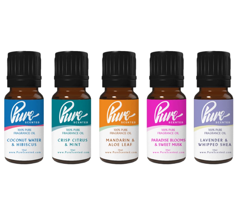 & Fragrance Oil Pack 5 X 10ml Pure Scented