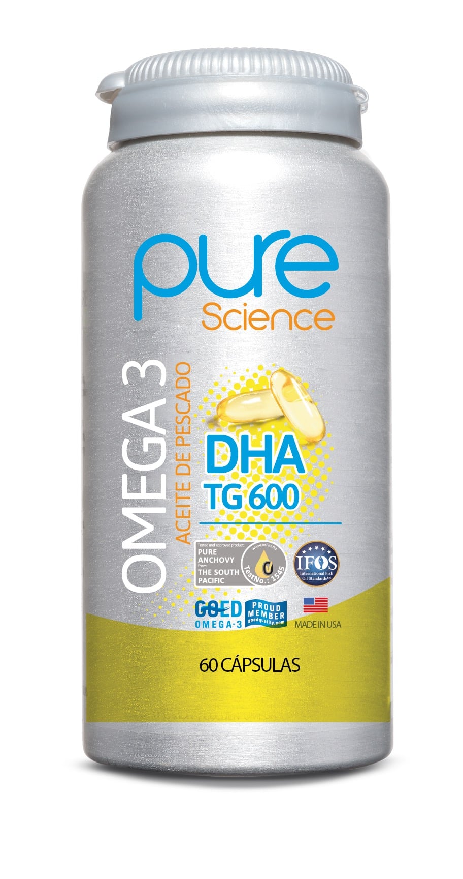 PureScience Omega 3 TG DHA 600 Pure Science