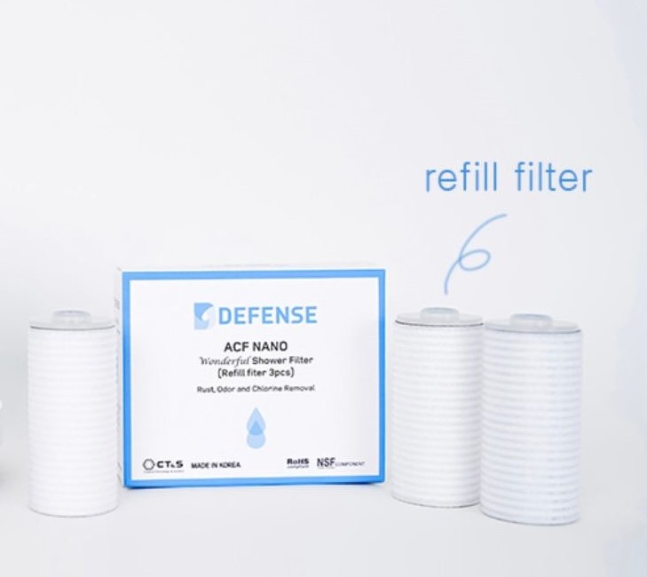 Wonderful Nano Activated Carbon Filter Refill (3pcs/1set) Pure Shower