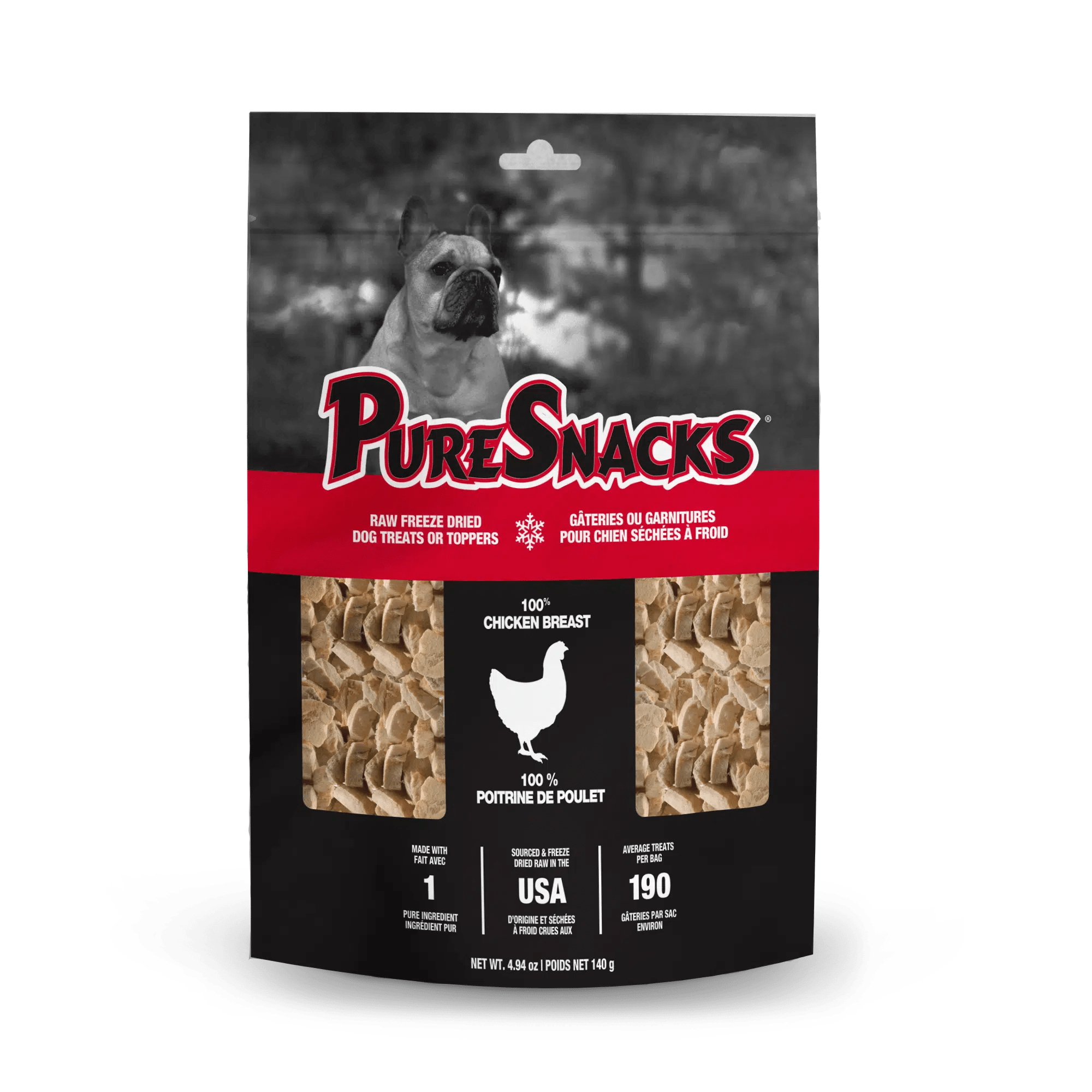 Freeze Dried Chicken Breast Dog Treats PureSnacks