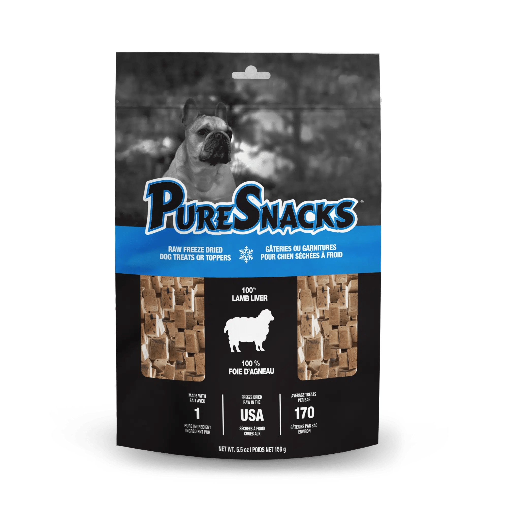 Freeze Dried Lamb Liver Dog Treats PureSnacks