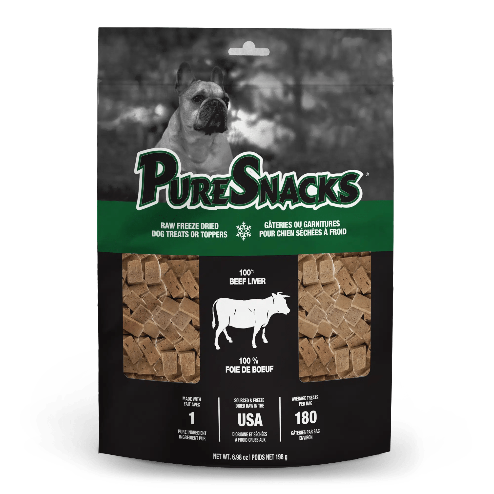 Freeze Dried Beef Liver Dog Treats PureSnacks