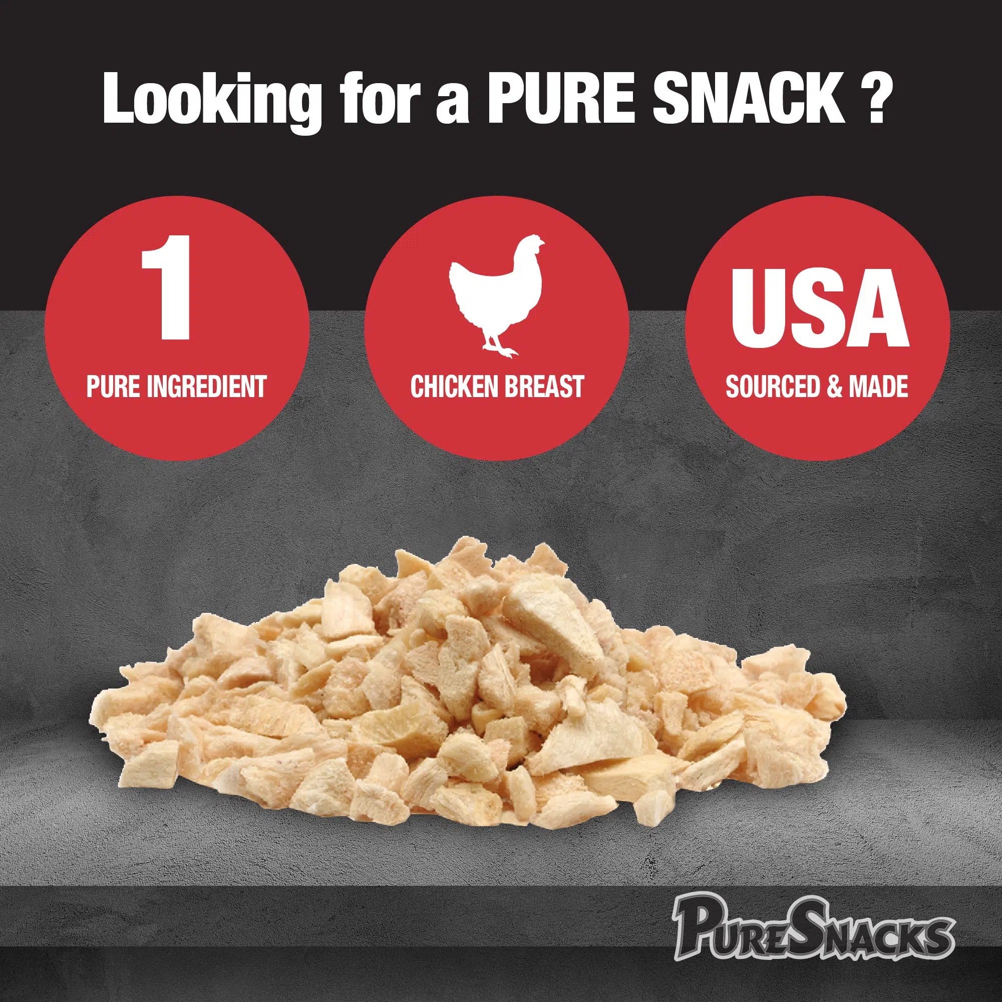 Freeze Dried Chicken Breast Cat Treats PureSnacks