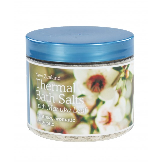 New Zealand Thermal Bath Salts with Manuka Leaf 500g Pure Source