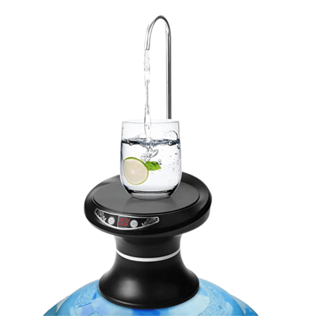 5G/3G Water Bottle Electric Pump With Tray (USB Charging) Puretap