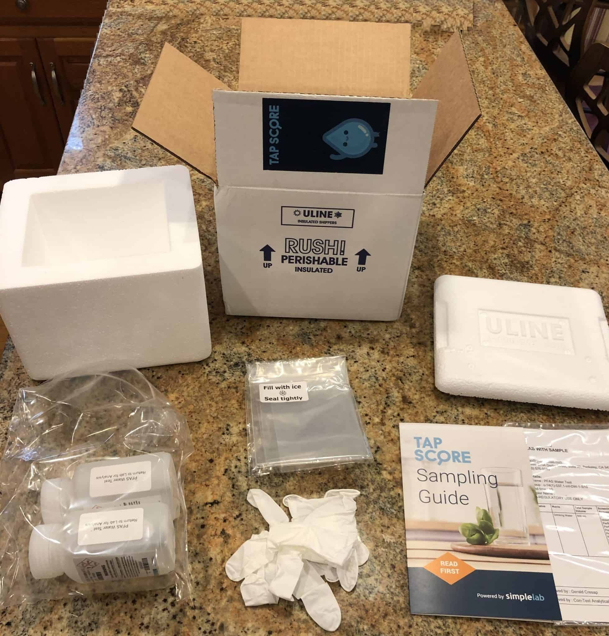 Tap Score PFAS Test Kit Complete Review of PFAS Testing Water Treatment