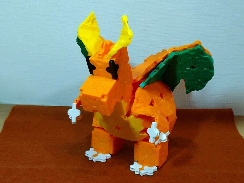 LaQ(ラキュー)でカイリューの作り方 ぷりまつラボ